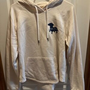Light Pink Hoodie with Dog Logo